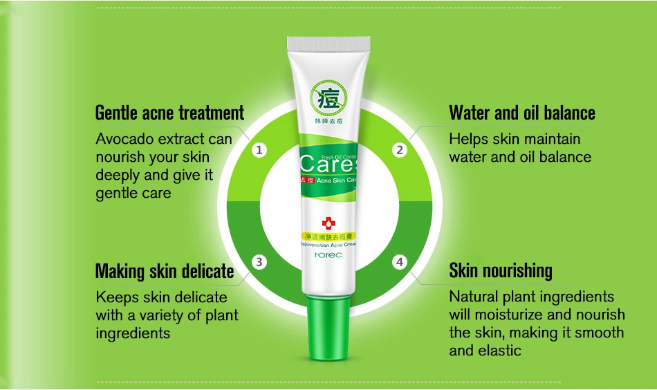 Tea Tree Oil & Sea Weed Best Acne Treatment Cream Acne & Pimple Removal Cream Supply Personal Care Skin Acne Treatment Whitening